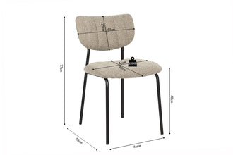 Stoel ANTURA Bruin – retro charme met modern comfort