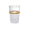 Bricard Fariza Marokkaanse theeglazen set – 12-delig – goud – 200 ml