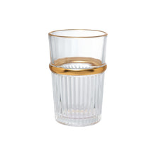 Bricard Fariza Marokkaanse theeglazen set – 12-delig – goud – 200 ml