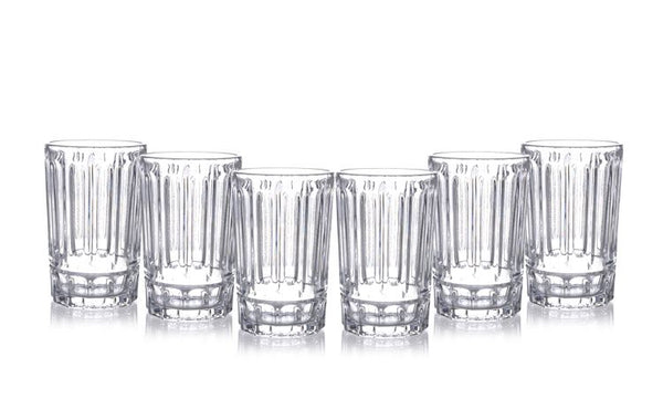 Bricard Malaga Marokkaanse theeglazen set – 6-delig – transparant – 170 ml