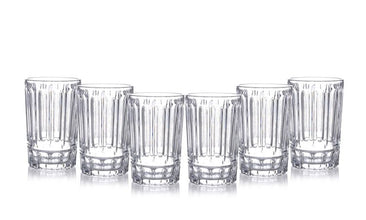 Bricard Malaga Marokkaanse theeglazen set – 6-delig – transparant – 170 ml