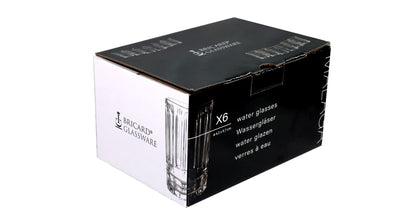 Bricard Vigo Marokkaanse theeglazen set – 6-delig – transparant – 170 ml