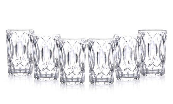 Bricard Vigo Marokkaanse theeglazen set – 6-delig – transparant – 170 ml