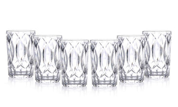 Bricard Vigo Marokkaanse theeglazen set – 6-delig – transparant – 170 ml