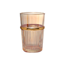 Bricard Fariza Marokkaanse Theeglazen Amber Goud – Set van 12 Luxe Theeglazen 200ml