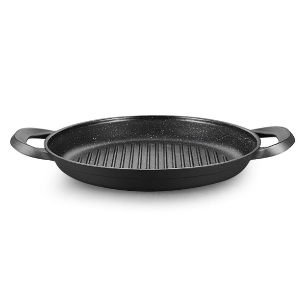 Ferveo Yada Grillpan 28 cm – Zwart – PFOS-vrij – Geschikt voor Inductie