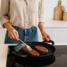 Ferveo Yada Grillpan 28 cm – Zwart – PFOS-vrij – Geschikt voor Inductie