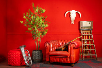 Kunst Esdoorn 180 cm Groen – Realistische Kunstplant voor Binnen (Onderhoudsvrij)