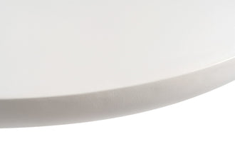 Salontafel TAVIRA Wit – Trendy Betonlook in Ovaal Design