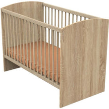 Complete Sam Golden Oak babykamer – 3-delige set met babybed 120x60 cm, commode en kledingkast – Eikenhout look