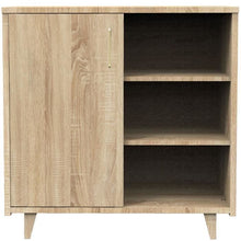 Complete Sam Golden Oak babykamer – 3-delige set met babybed 120x60 cm, commode en kledingkast – Eikenhout look