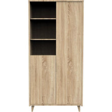 Complete Sam Golden Oak babykamer – 3-delige set met babybed 120x60 cm, commode en kledingkast – Eikenhout look