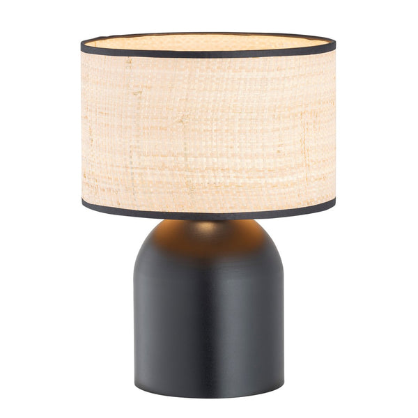ASPEN Tafellamp – Zwart/Rotanlook
