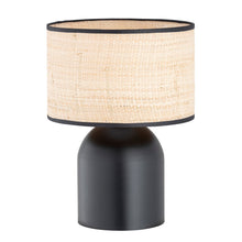 ASPEN Tafellamp – Zwart/Rotanlook