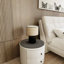 ASPEN Tafellamp – Zwart/Rotanlook