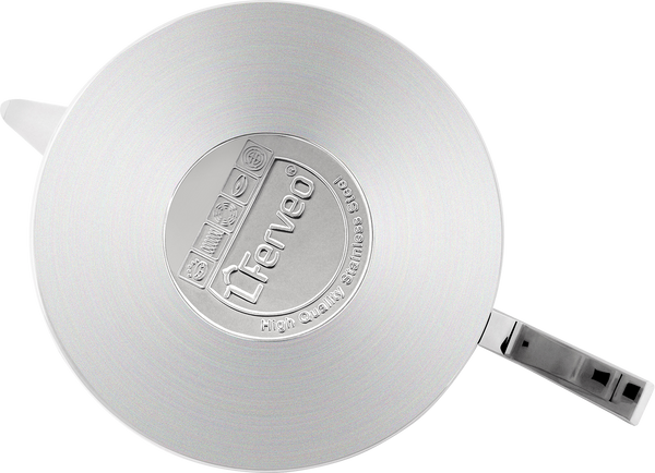 Ferveo Noya Theepotset 1,0/3,0 Liter – RVS Dubbele Turkse Theeketel Zilver – detailfoto 2