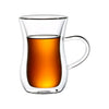 dubbelwandig theeglas met handvat 150 ml