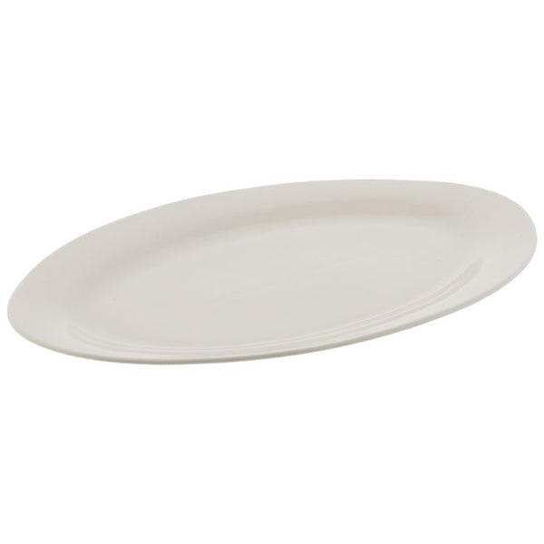 Bricard Ovale Porseleinen Schaal 36 cm – Witte Serveerschaal