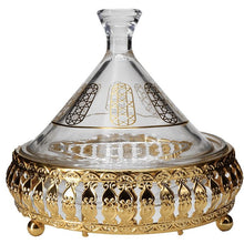 Bricard Almeria Tajine Goud Ø15 cm – 2-Delige Glazen Tajine Schaal