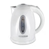 Waterkoker 1.7L 2200W Kunststof – Automatische Uitschakeling, Droogkookbeveiliging & 360° Draaibare Basis – Wit