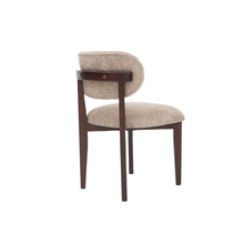 Stoel SILLA - Bruine Poten & Bruine Stof