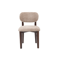 Stoel SILLA - Bruine Poten & Bruine Stof