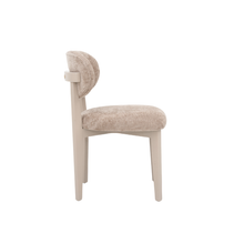 Stoel SILLA - Champagne Poten & Bruine Stof