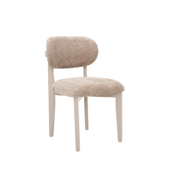 Stoel SILLA - Champagne Poten & Bruine Stof