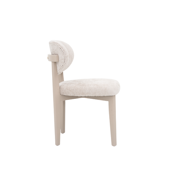 Stoel SILLA - Champagne Poten & Taupe Stof