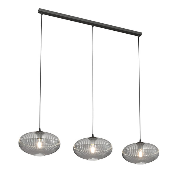 COCO 3 Zwart Grafiet – Hanglamp met 3 Lichtpunten