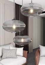 Coco 3-lichts Premium Hanglamp – Grafiet Glas