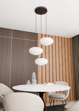 Coco 3-Lichts Premium Hanglamp Opal Glas (Zwart)