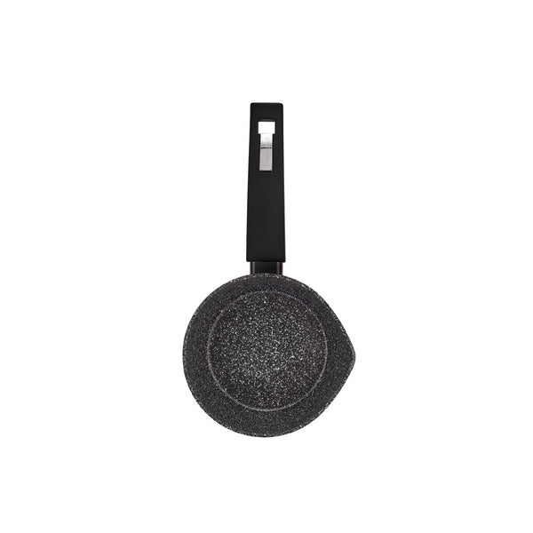 bovenaanzicht steelpan 16 cm sauspan