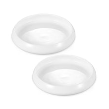 diepe borden set van 2 wit