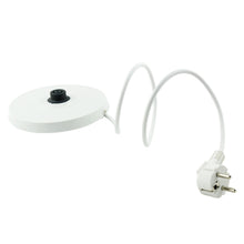 Waterkoker 1.7L 2200W Kunststof – Automatische Uitschakeling, Droogkookbeveiliging & 360° Draaibare Basis – Wit