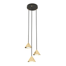 ELIT Design Hanglamp – 3-Lichts Goud Zwart – Minimalistische Luxe Plafondlamp