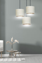 HILDE 3-lichts Ronde Hanglamp – Wit met Goud