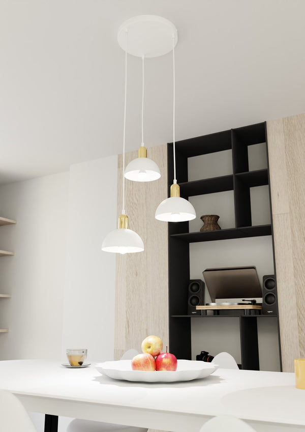 Hanglamp MOTO 3-lichts – Industrieel met een Elegant Accent