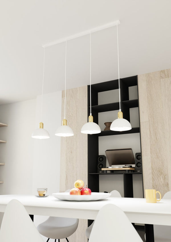 Hanglamp MOTO – Industrieel design met een gouden touch