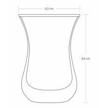 afmetingen pasabahce aida theeglas 160 ml