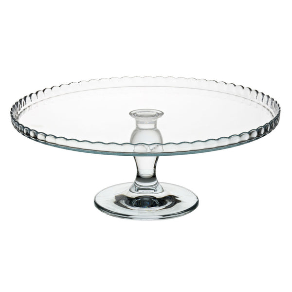 Pasabahce PATISSERIE glazen serveerschaal met voet taartplateau 32,2 cm