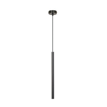SELTER Design Hanglamp – Minimalistische Zwarte 1-Lichts Plafondlamp – Modern Staafdesign