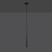 SELTER Design Hanglamp – Minimalistische Zwarte 1-Lichts Plafondlamp – Modern Staafdesign