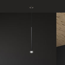 SELTER Design Hanglamp – Minimalistische Zwarte 1-Lichts Plafondlamp – Modern Staafdesign