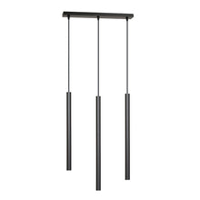 SELTER Design Hanglamp – 3-Lichts Minimalistische Zwarte Plafondlamp – Slank en Modern