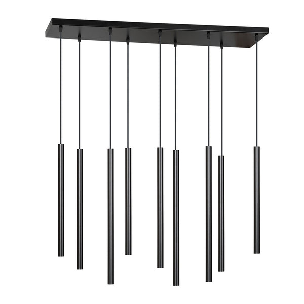 SELTER Design Hanglamp – 9-Lichts Minimalistische Zwarte Plafondlamp – Ultieme Eyecatcher