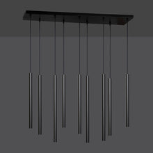 SELTER Design Hanglamp – 9-Lichts Minimalistische Zwarte Plafondlamp – Ultieme Eyecatcher