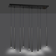 SELTER Design Hanglamp – 9-Lichts Minimalistische Zwarte Plafondlamp – Ultieme Eyecatcher