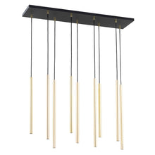 SELTER Design Hanglamp – 9-Lichts Zwart Goud – Luxe Minimalistische Plafondlamp