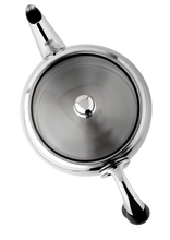 Ferveo Beyza Theepotset 1,0/3,0 Liter – RVS Dubbele Turkse Theeketel Zilver